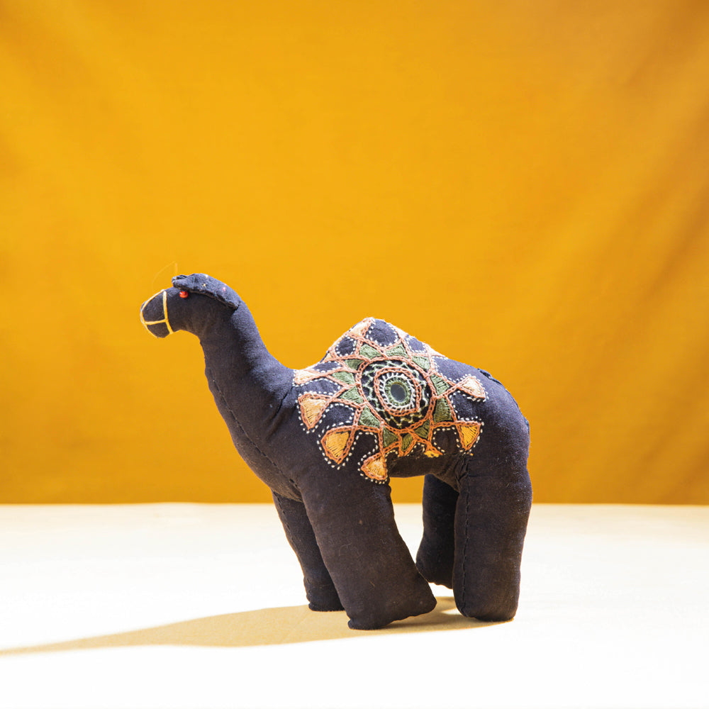 Kala Raksha Handmade Pakko Hand Embroidered Camel Toy - Big