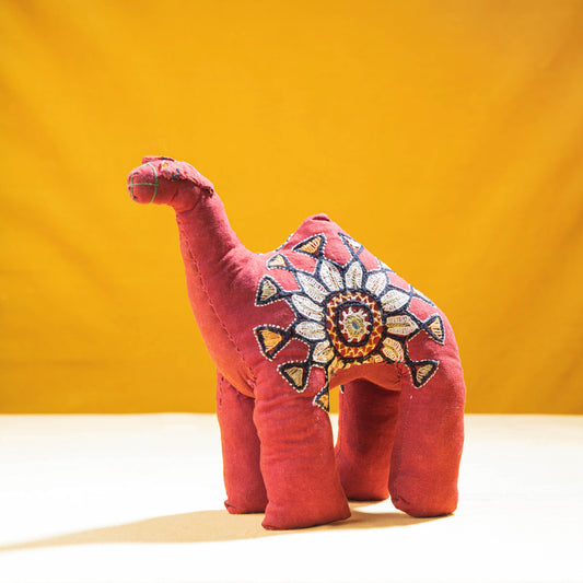 Kala Raksha Handmade Pakko Hand Embroidered Camel Toy - Big