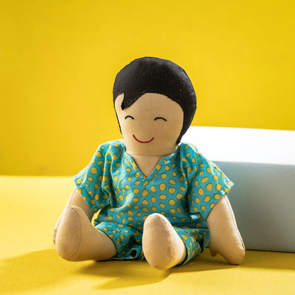 Handmade Blue Mango Stuffed Toy - Ambi Doll
