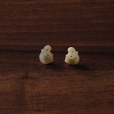 Handcrafted Seashell Stud Earrings