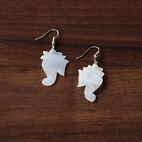 seashell earrings