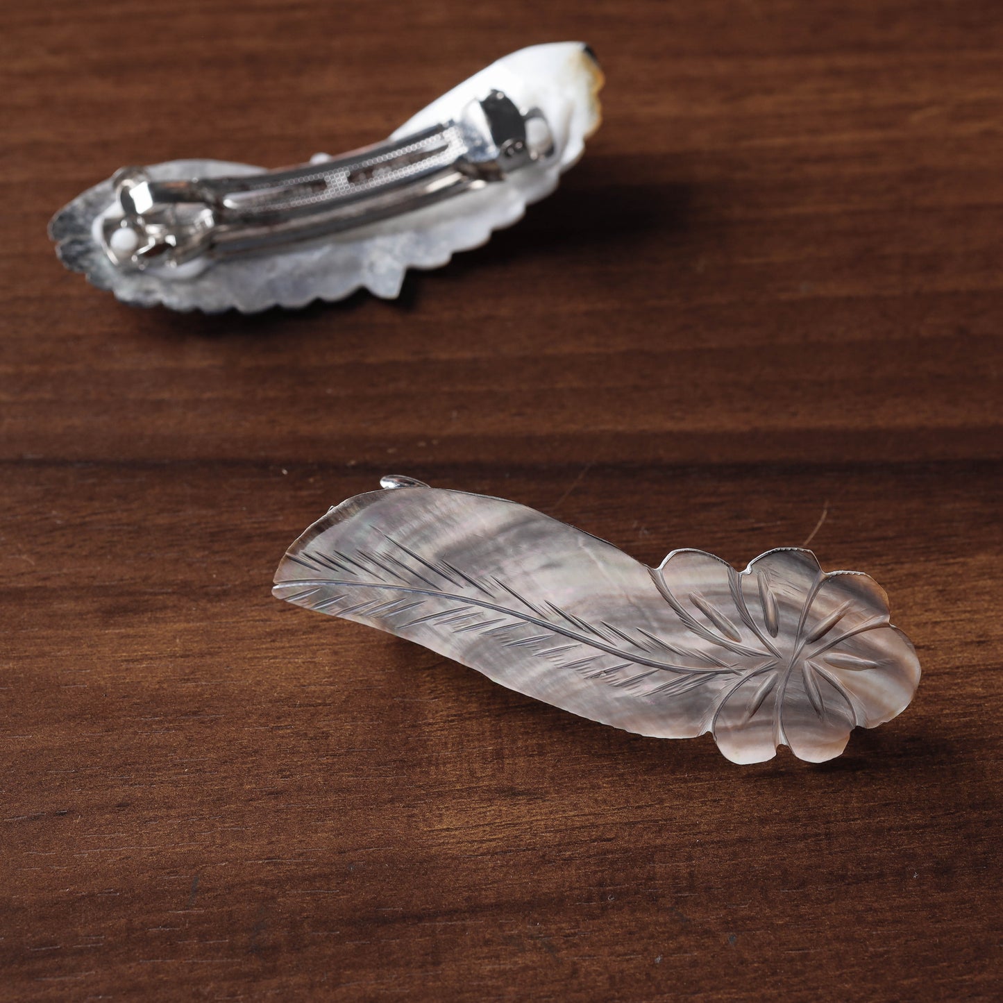 Handcrafted Seashell Hair Clip